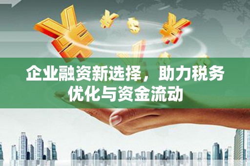 弓长岭企业融资新选择，助力税务优化与资金流动