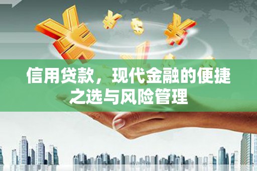 弓长岭信用贷款，现代金融的便捷之选与风险管理