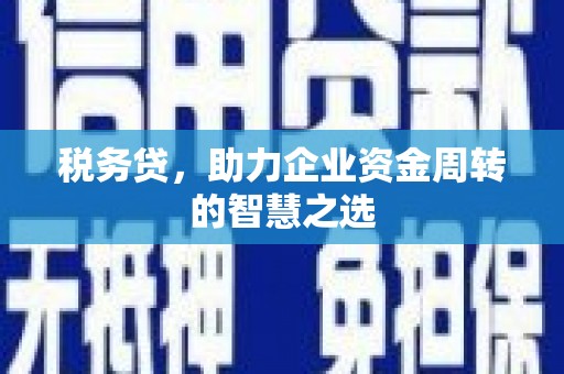 弓长岭税务贷，助力企业资金周转的智慧之选