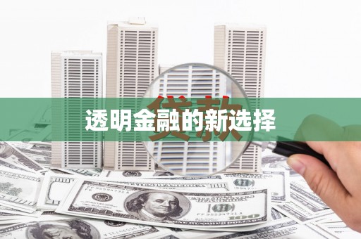 弓长岭透明金融的新选择