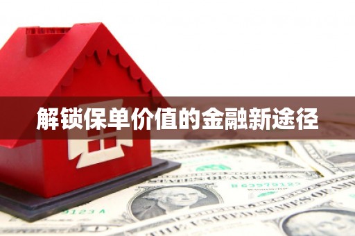 弓长岭解锁保单价值的金融新途径