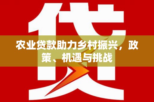 弓长岭农业贷款助力乡村振兴，政策、机遇与挑战