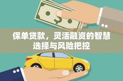 弓长岭保单贷款，灵活融资的智慧选择与风险把控