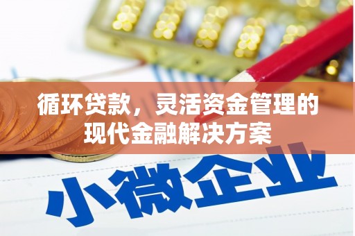 弓长岭循环贷款，灵活资金管理的现代金融解决方案