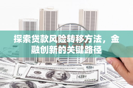 弓长岭探索贷款风险转移方法，金融创新的关键路径