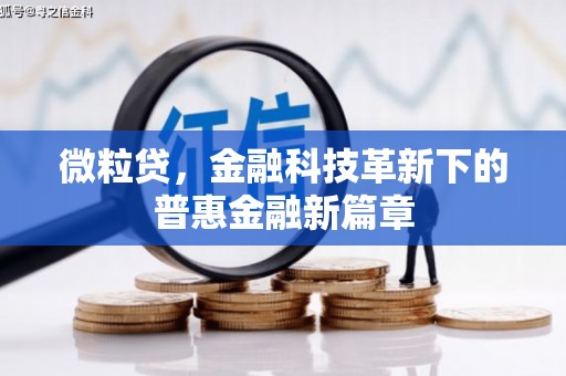 弓长岭微粒贷，金融科技革新下的普惠金融新篇章