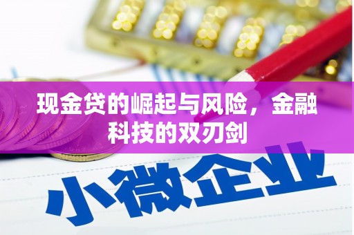 弓长岭现金贷的崛起与风险，金融科技的双刃剑