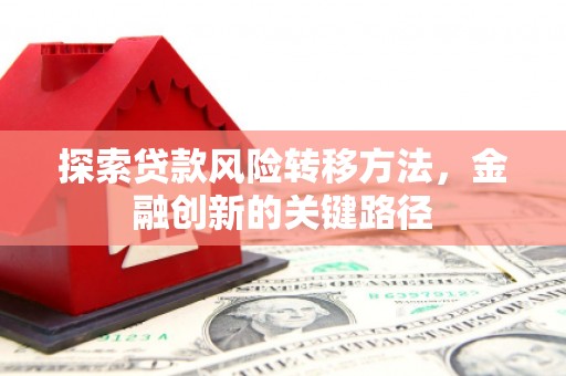 弓长岭探索贷款风险转移方法，金融创新的关键路径