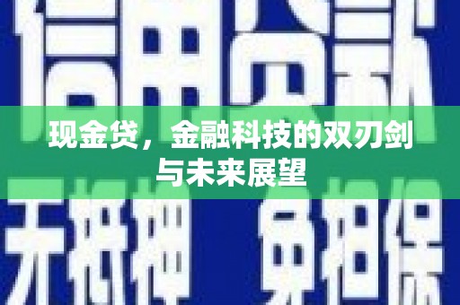 弓长岭现金贷，金融科技的双刃剑与未来展望