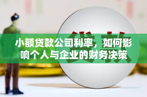 弓长岭小额贷款公司利率，如何影响个人与企业的财务决策