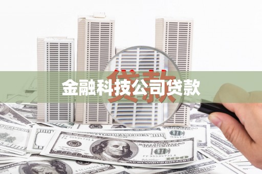 弓长岭金融科技公司贷款