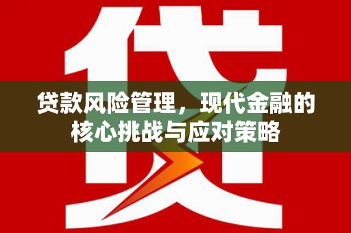 弓长岭贷款风险管理，现代金融的核心挑战与应对策略