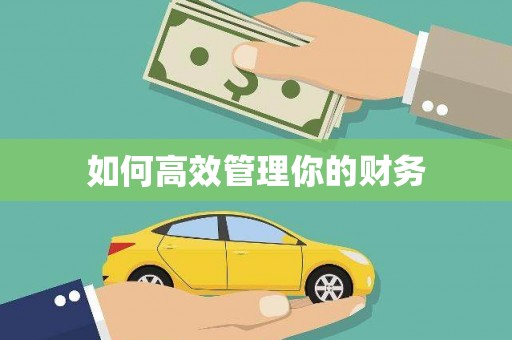 弓长岭如何高效管理你的财务