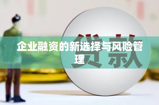 弓长岭企业融资的新选择与风险管理
