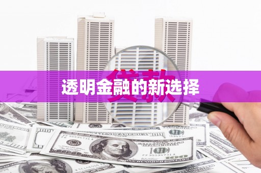 弓长岭透明金融的新选择