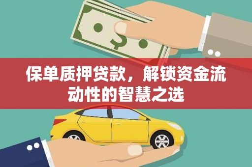 弓长岭保单质押贷款，解锁资金流动性的智慧之选